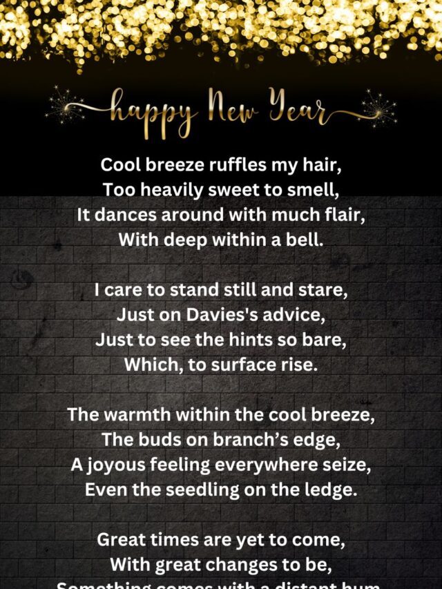 Happy New Year Poems 2023