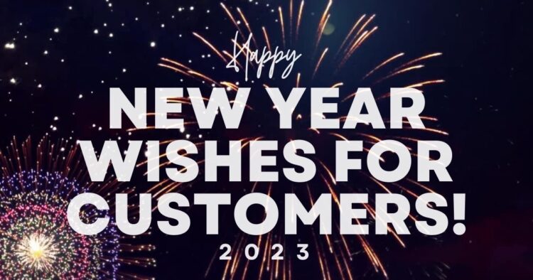 happy new year wishes for customers
