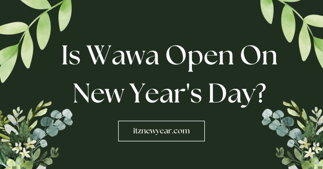 Is Wawa open on new year's day