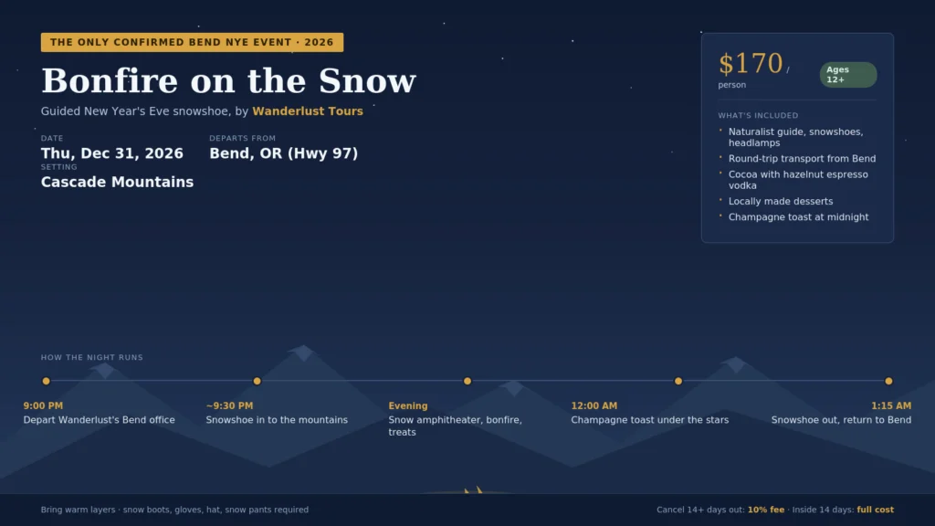 New Year's Eve Events in Bend Oregon
