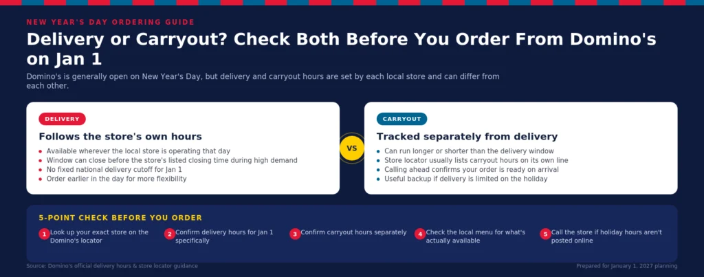 Is Domino's Open on New Year's Day