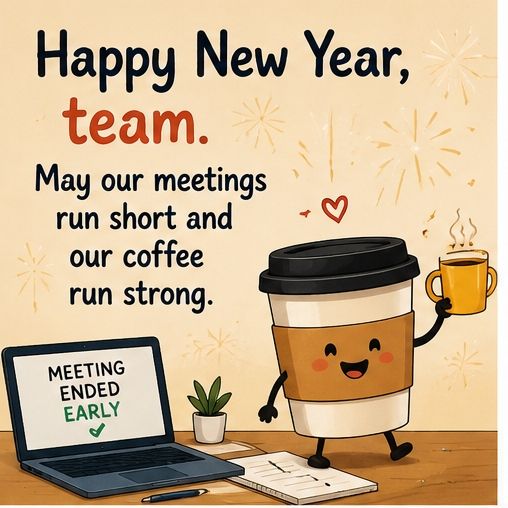 Happy New Year Message to Team