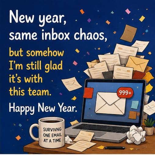 Happy New Year Message to Team