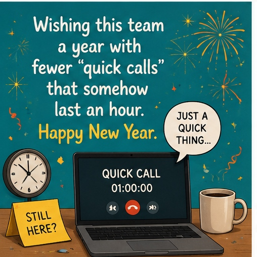 Happy New Year Message to Team