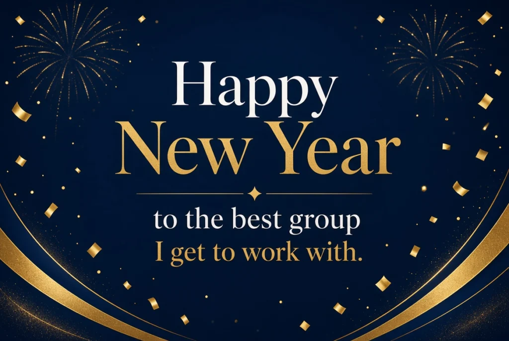 Happy New Year Message to Team