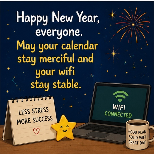 Happy New Year Message to Team