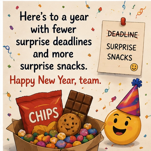 Happy New Year Message to Team