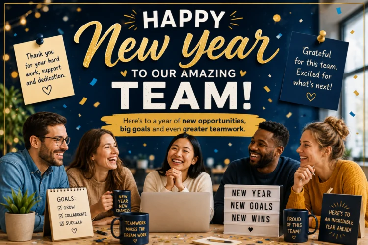Happy New Year Message to Team