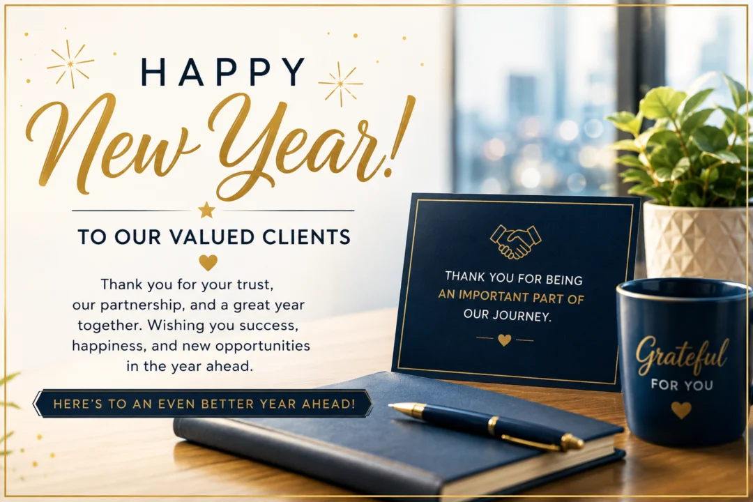 Happy New Year Messages for Clients