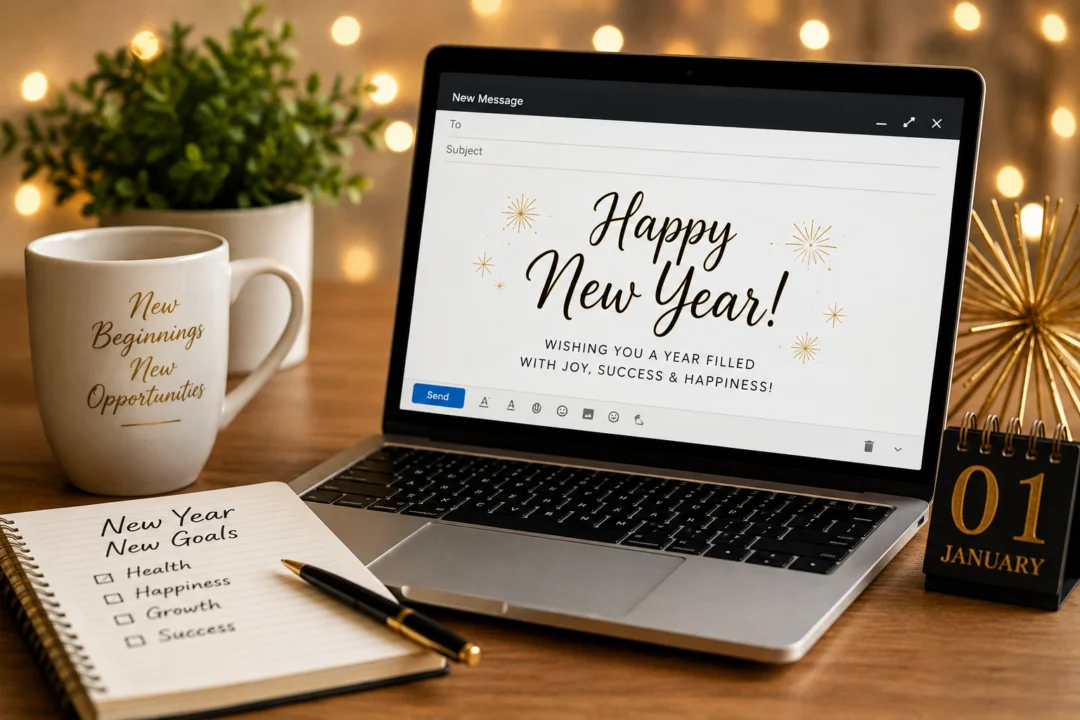 Happy New Year Wishes for Email