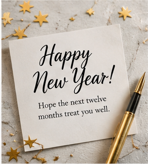 Happy New Year Wishes for Email