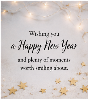 Happy New Year Wishes for Email