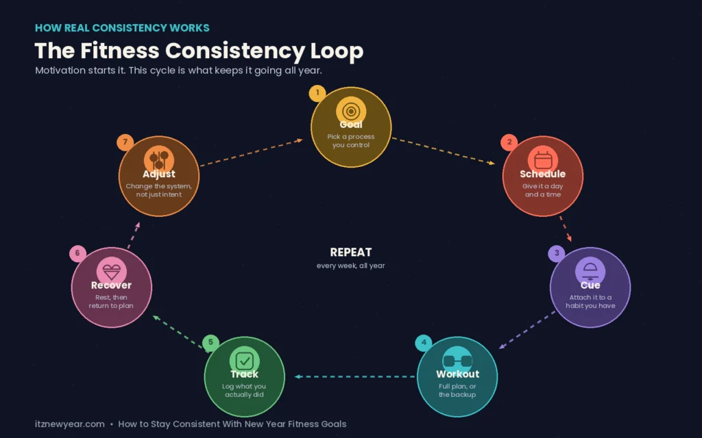 How to Stay Consistent With New Year Fitness Goals