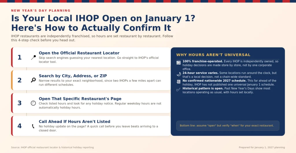 Is IHOP Open on New Year's Day
