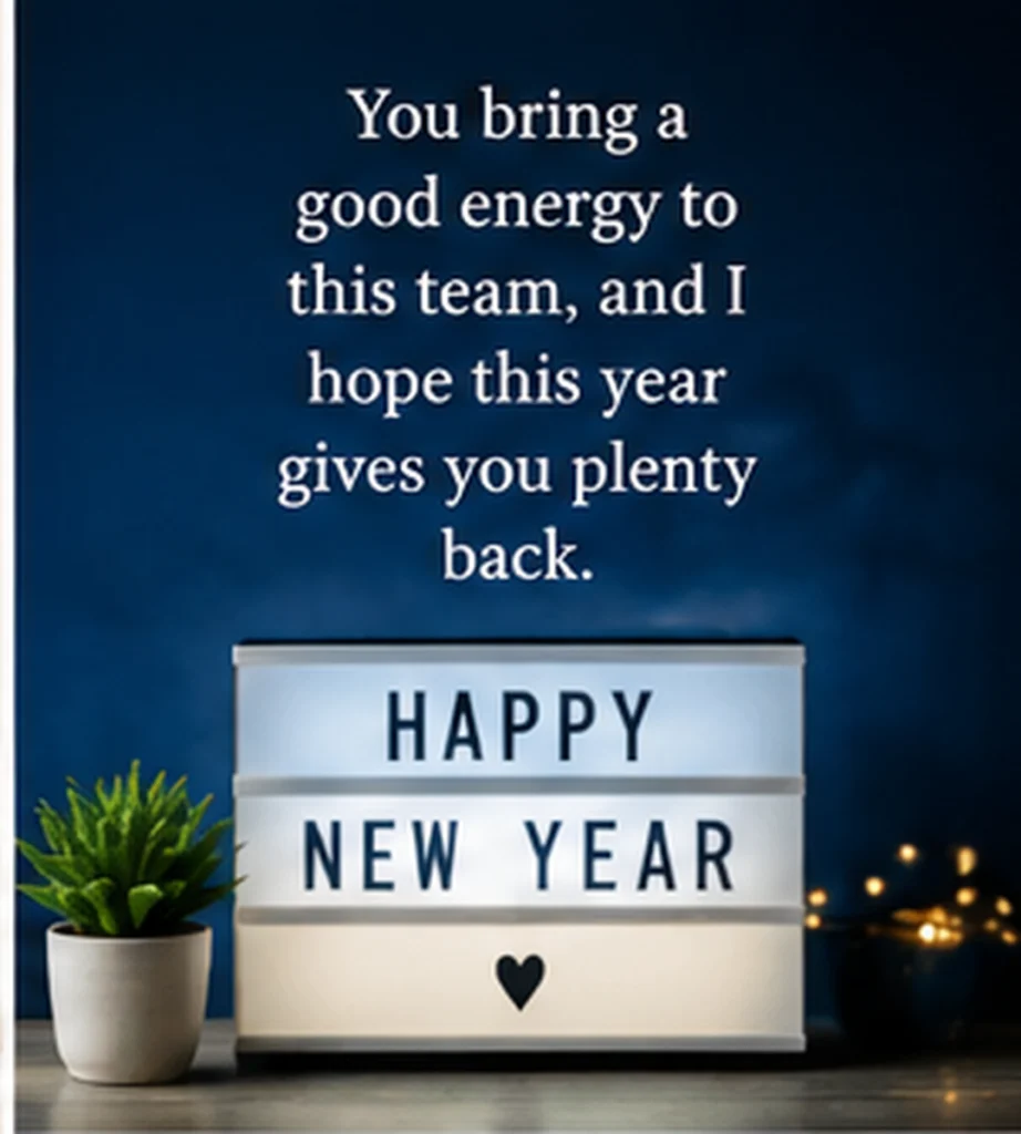 New Year Messages for Colleagues