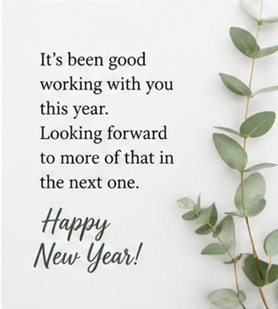 New Year Messages for Colleagues