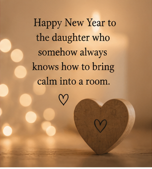 New Year Wishes for Daughter