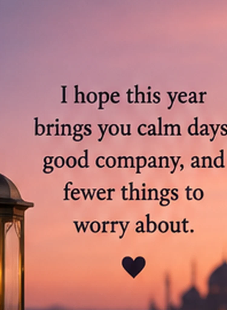 New Year Wishes for a Muslim Friend