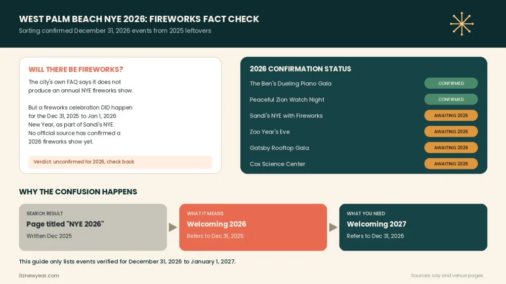 West Palm Beach New Year's Eve Events