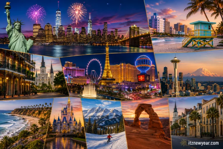 Places to Visit for New Year's Eve in the USA