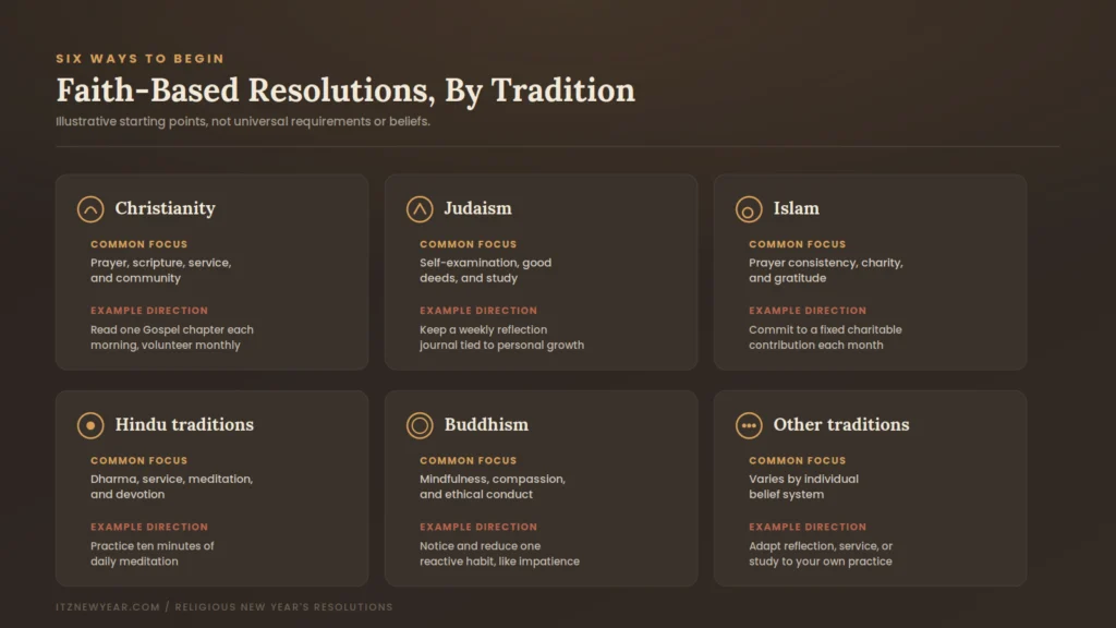 Religious New Year's Resolutions