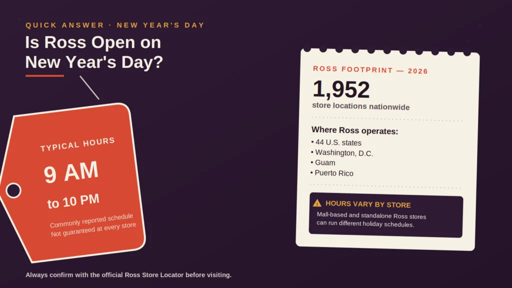 Is Ross Open on New Year's Day