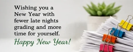 New Year Teacher Wishes