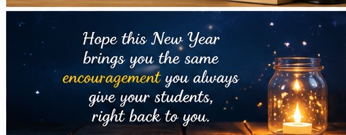New Year Teacher Wishes