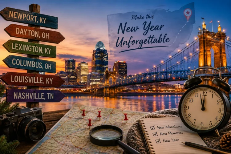 best places to visit for new years near by cincinnati