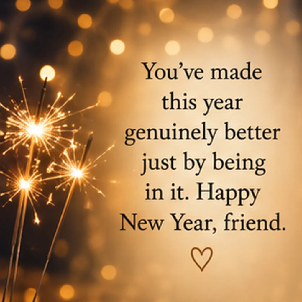 Happy New Year Message for Friends