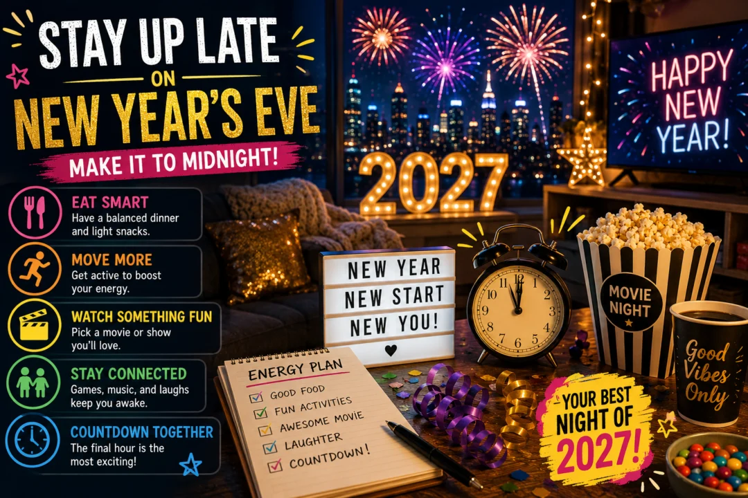 how to stay up late on new year's eve