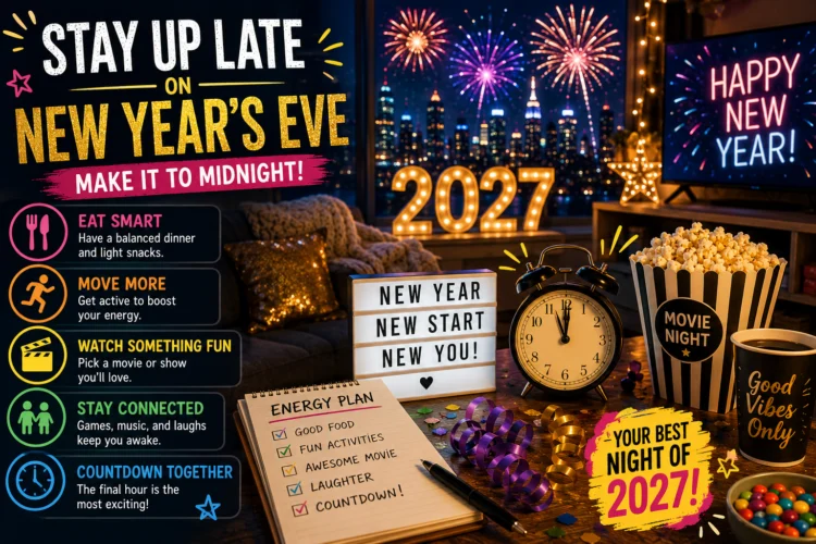 how to stay up late on new year's eve