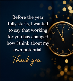 New Year Message to Boss