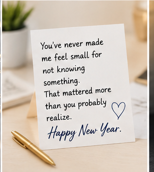 New Year Message to Boss