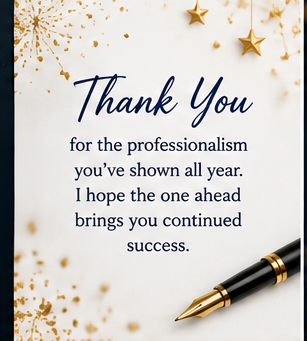 New Year Message to Boss