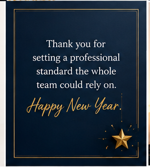 New Year Message to Boss
