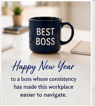 New Year Message to Boss
