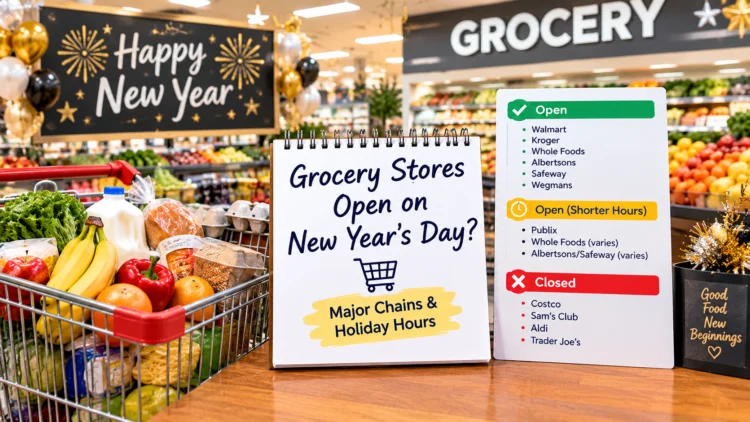 What Grocery Stores Are Open on New Year's Day