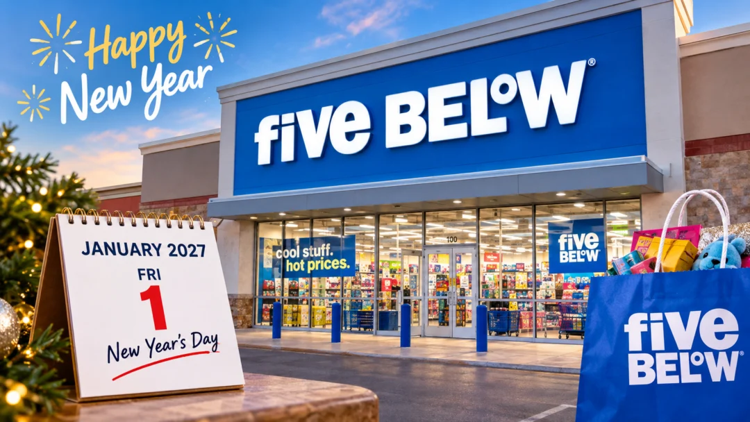 Is Five Below Open on New Year's Day