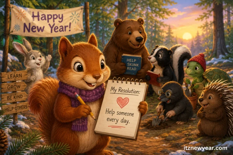 Squirrel's New Year's Resolution