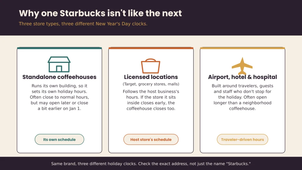 Is Starbucks Open on New Year's Day