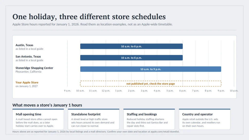 Is Apple Open on New Year's Day
