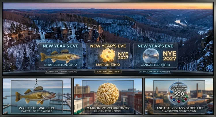 what does ohio drop on new year